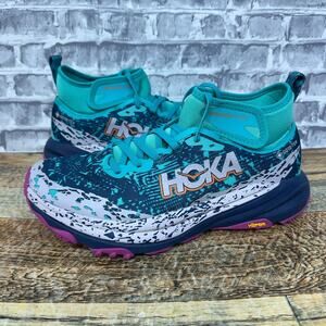 Hoka One One Speedgoat 6 Mid GTX Womens 9 B Hiking Trail Running Shoes 1151153